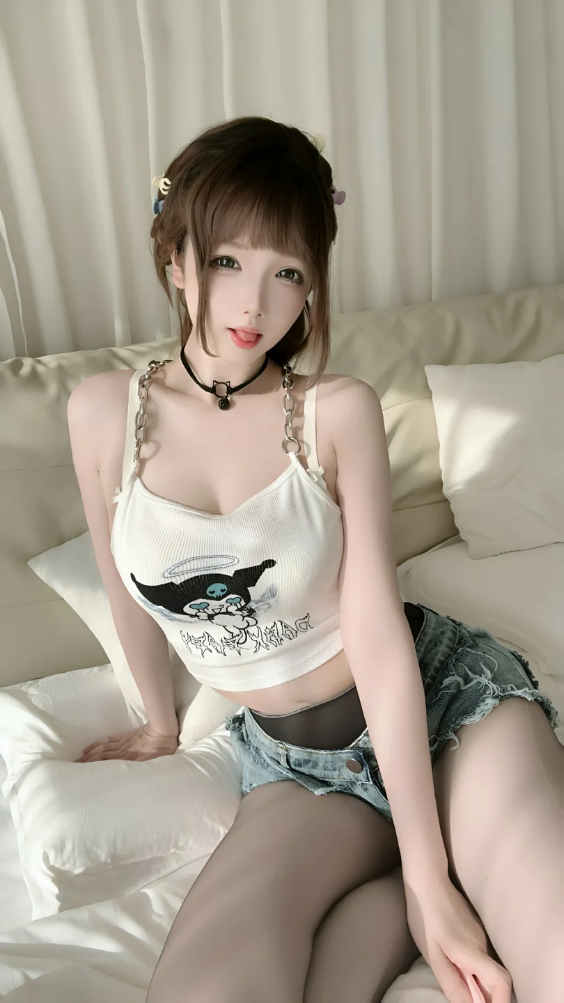 雪晴Astra - 牛仔短裤 [119P,7V-1.09GB] tg@simisebaisi 【丝足阁】041.webp